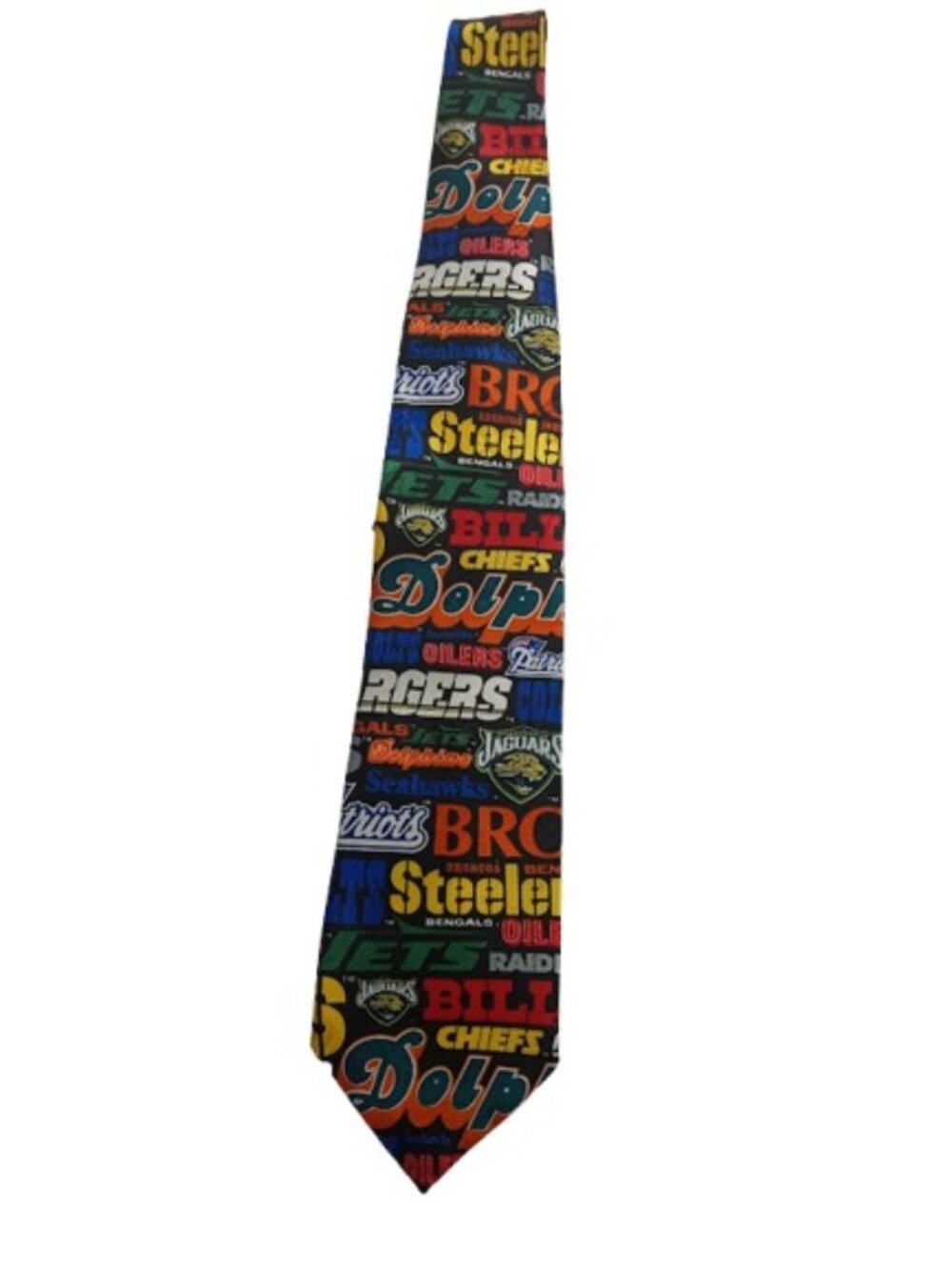 Vintage Team NFL Mens Collectible Necktie All Over Team Logos OS